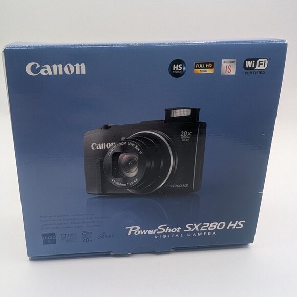Canon PowerShot SX 280 HS Point & Shoot Camera 12.1MP 20X ZoomWi-Fi GPS - Tested - Picture 2 of 10